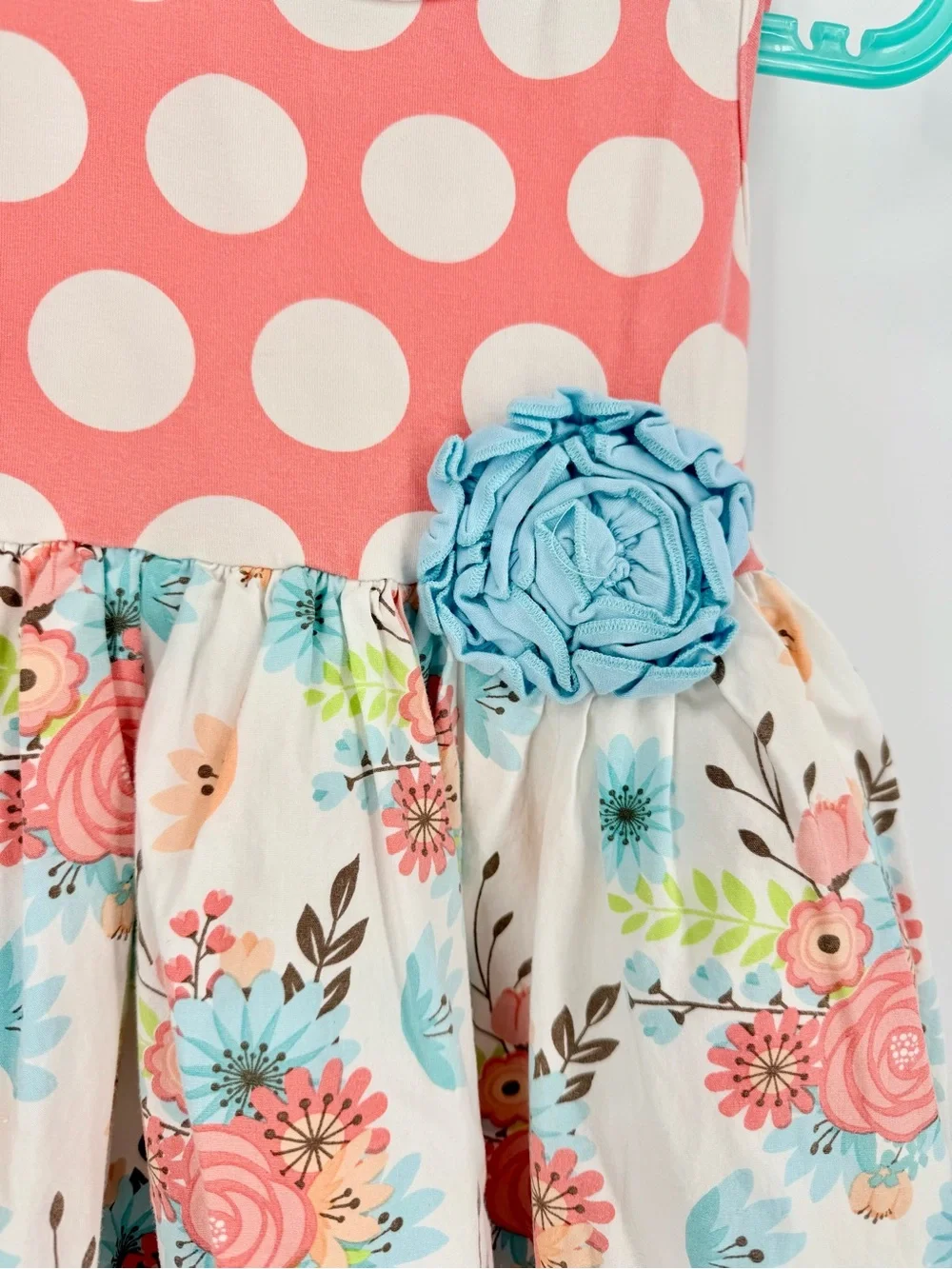 Serendipity Clothing Co. Floral Polka Dot Dress Size 5